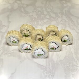 Ролл Калифорния с кунжутом
