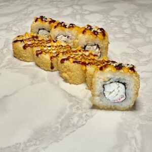 Ролл Темпура с Крабом и Лососем